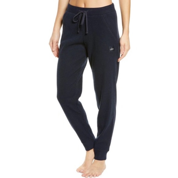 Muse Ribbed High Waist Sweatpants